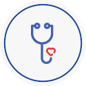 Ícone do Programa Cuidar, da Fundação Britânica de Beneficência, que auxilia idosos que precisam de companhia para ir ao médico.